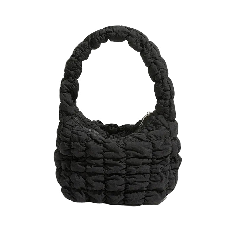 Modern lättvikts axelväska i tyg, idealisk unisex crossbody för vardag & resa.