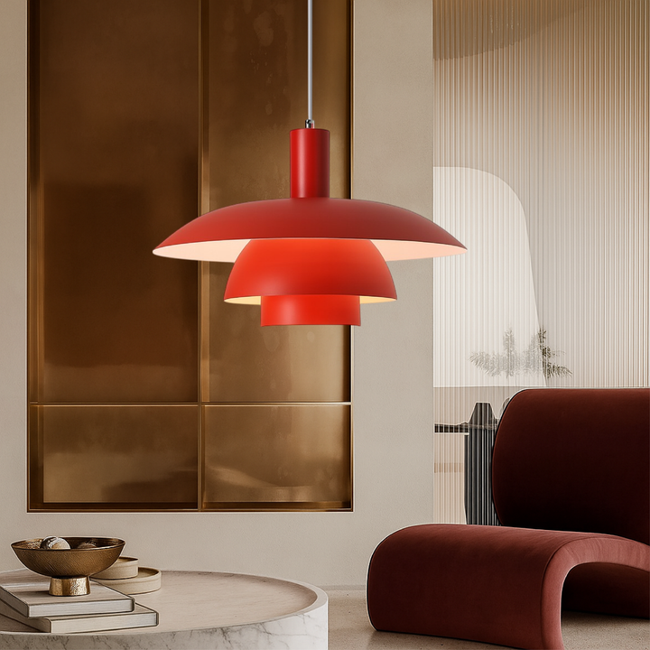 Funktionell dimbar LED-pendellampa, dansk stil, en snygg accent för modern inredning.