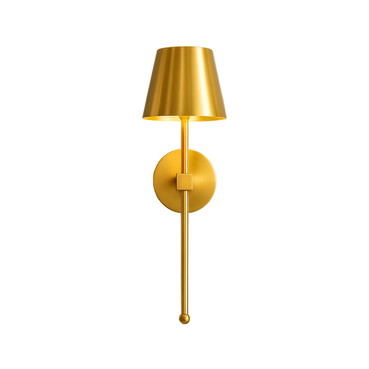 Modern trådlös vägglampa, uppladdningsbar LED. Perfekt designlampa för stilren heminredning.
