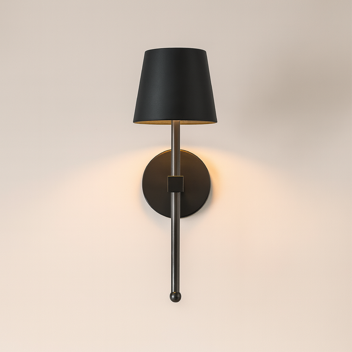 Trådlös LED-vägglampa, flexibel och uppladdningsbar. Modern designlampa för enkel placering i inredningen.