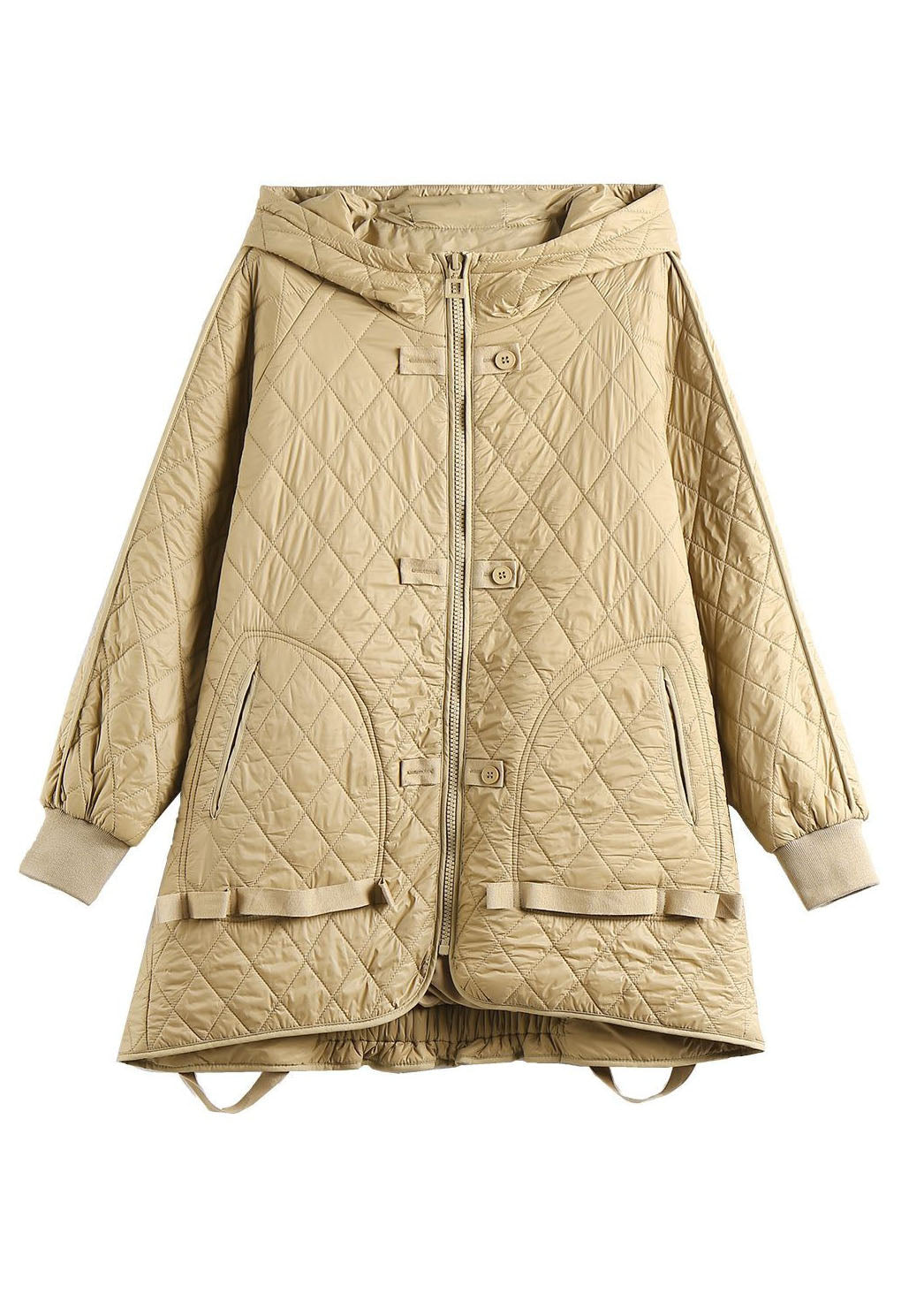 Mysig dam zip hoodie med luva i avslappnad passform, perfekt för vardag & fritid.
