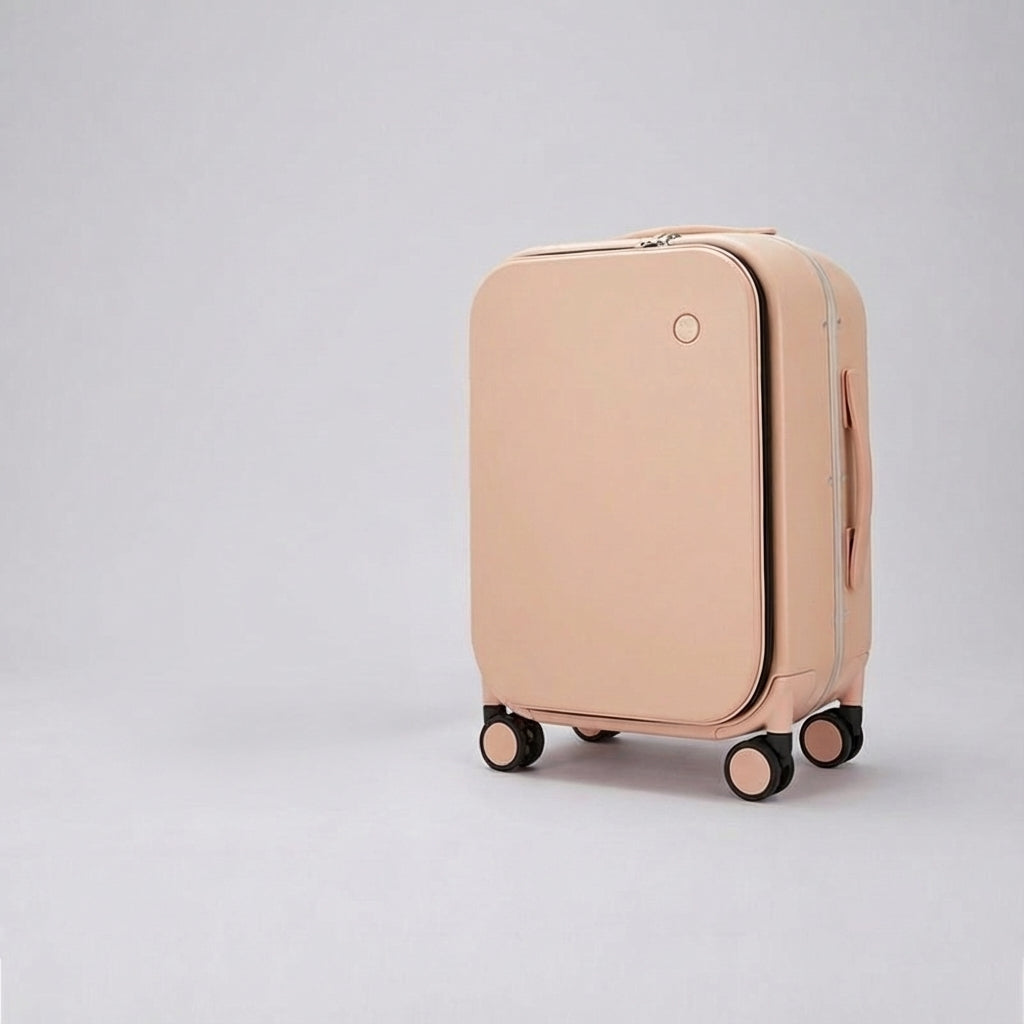 Smart Navisphere resväska med integrerat laptopfack och tysta spinnerhjul för organiserat bagage.