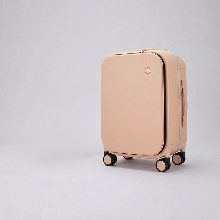 Smart Navisphere resväska med integrerat laptopfack och tysta spinnerhjul för organiserat bagage.