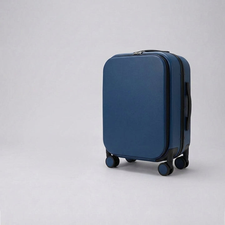 Stilren Navisphere tyst resväska med 360-graders spinnerhjul. Modernt bagage för alla resor.
