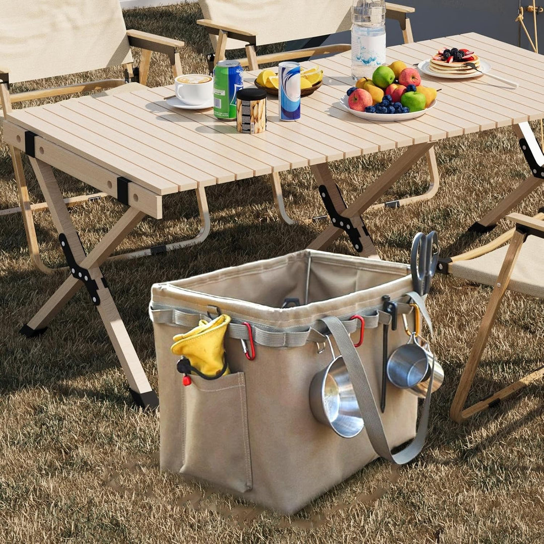 Smart organiseringsväska för camping, med fack för optimal packning & ordning.