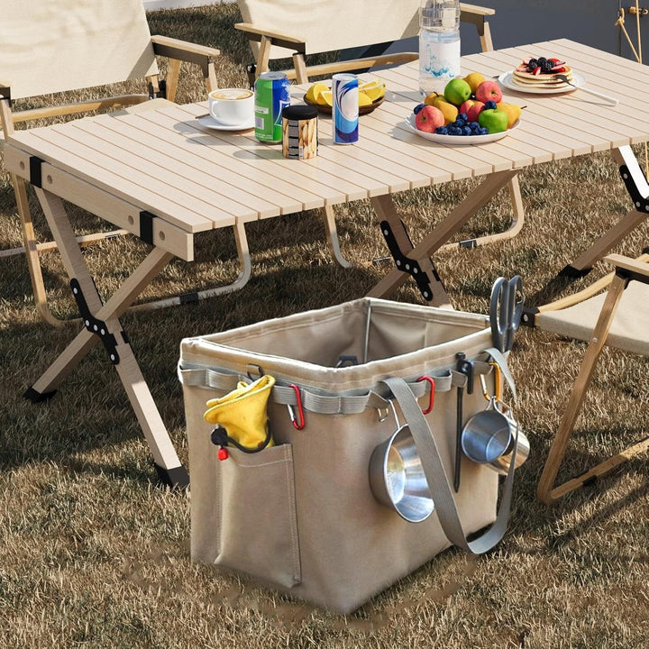 Smart organiseringsväska för camping, med fack för optimal packning & ordning.