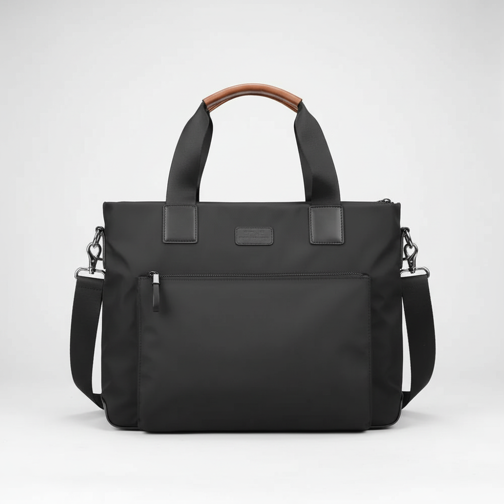 Stilren OxfordCarry unisex datorväska. Perfekt pendlarväska för arbete och kontor, med plats för laptop.