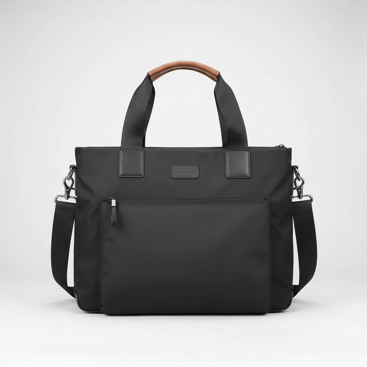 Stilren OxfordCarry unisex datorväska. Perfekt pendlarväska för arbete och kontor, med plats för laptop.