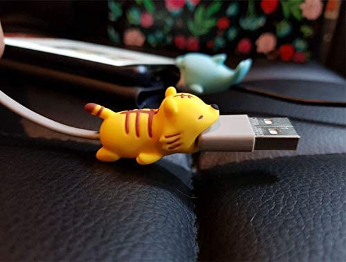Ekorre djurkabelskydd för laddkabel, förstärker och dekorerar. Ett måste för kabelhantering.