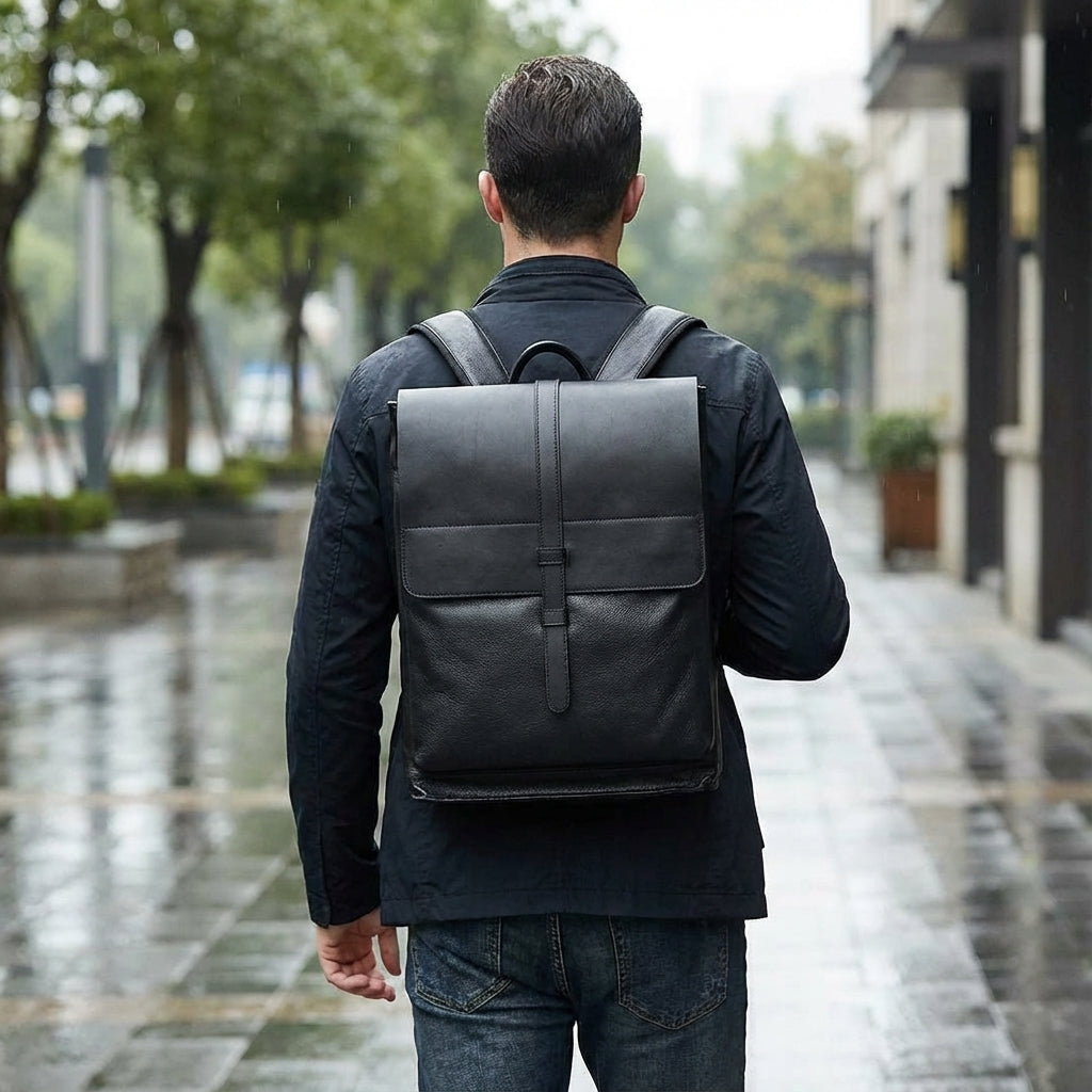 Professionell unisex ryggsäck för bärbar dator. Stilren design, perfekt för arbete, studier och pendling.