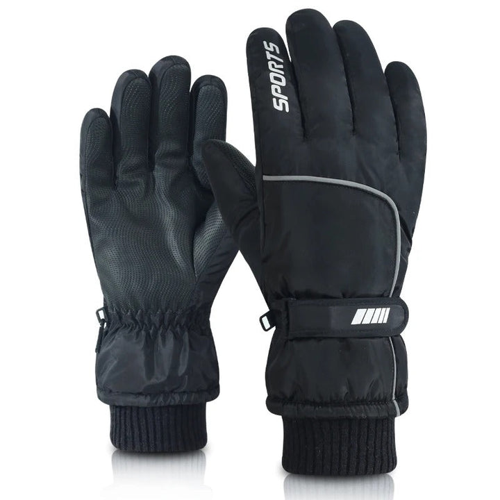Professionella unisex skidhandskar: Varma, vattentäta handskar för skidåkning & snowboard med bra grepp.