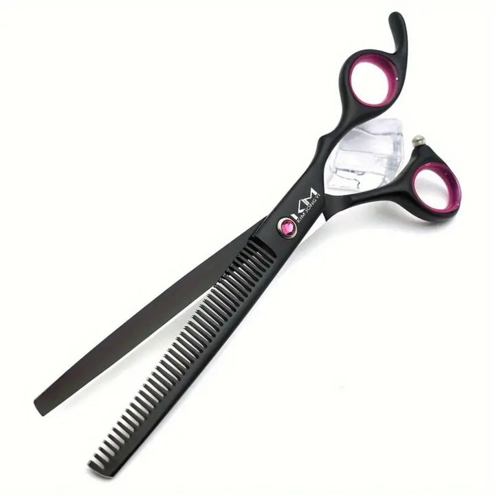 Rostfria trimningssaxar för hundar & katter. Professionella verktyg för säker pälsvård & husdjursgrooming.