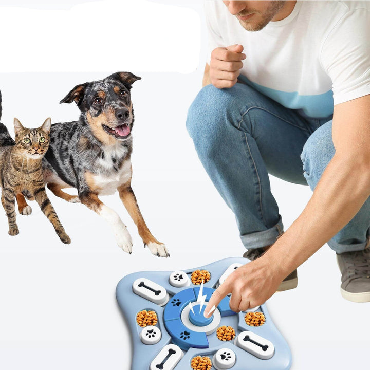 Långsammatare för hund och katt. Främjar mental träning och en lugnare måltid med denna smarta foderutmaning.