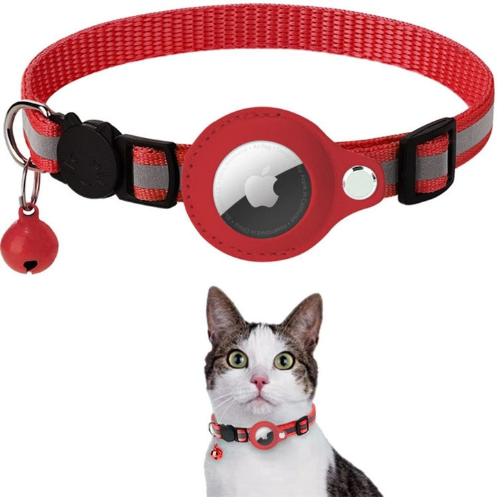 Premium katttillbehör: GPS-halsband med reflekterande yta för optimal säkerhet och spårning.