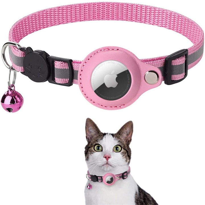Katt GPS-halsband med reflekterande funktion. Håll alltid reda på din katt, dag som natt.