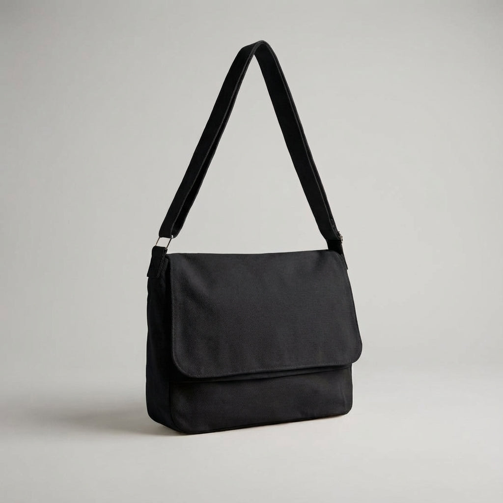 Mångsidig unisex pendlingsväska i slitstark canvas, utmärkt för alla dina dagliga äventyr.