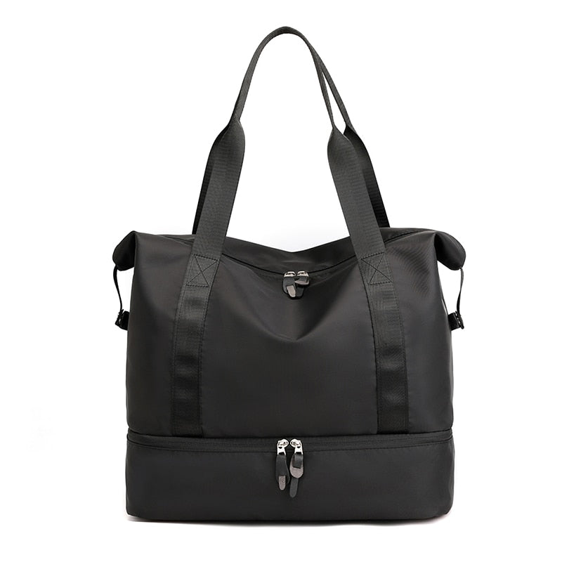 Rosa Catalina Deluxe unisex resväska i vattentät nylon, perfekt som handbagage eller weekendväska.