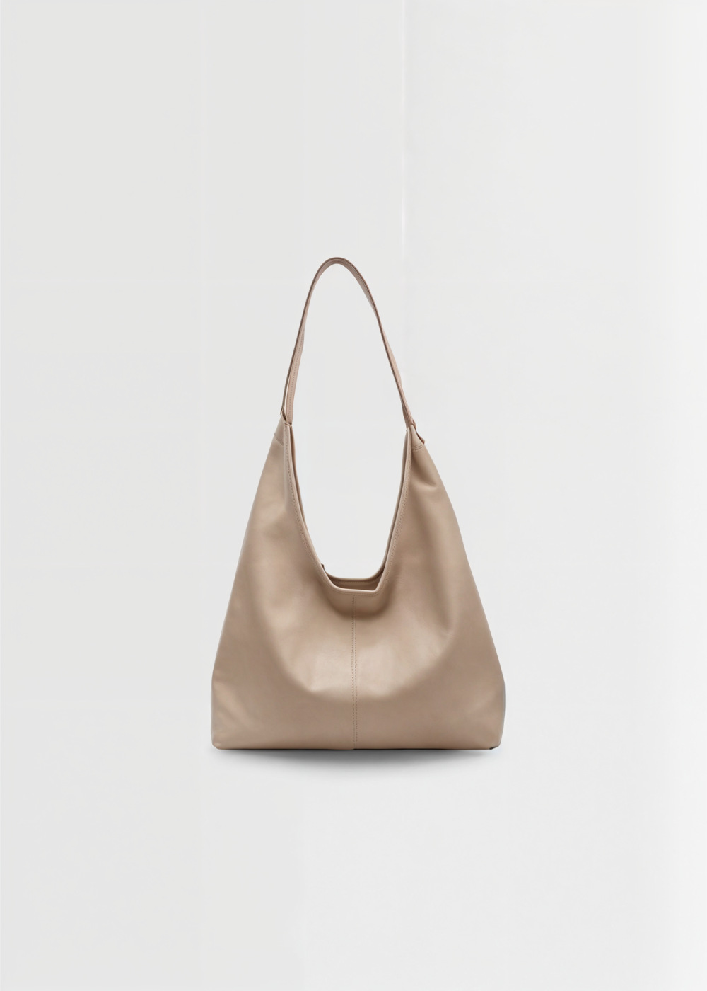 Stilren vintage-inspirerad damväska tote i veganläder, en elegant och rymlig handväska för kvinnor.