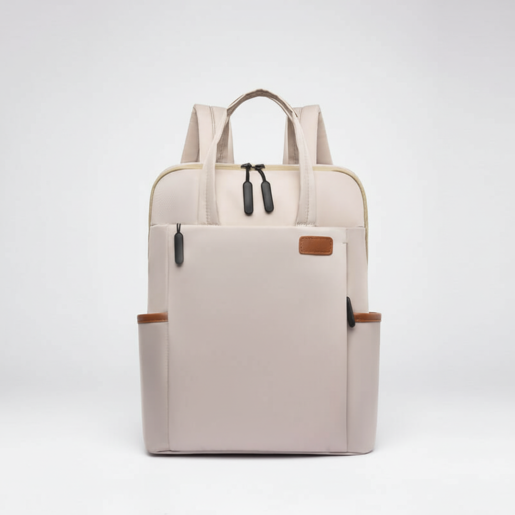 Unisex pendlarryggsäck med stöldskydd och vattentätt material. Idealiskt för laptop och daglig transport.