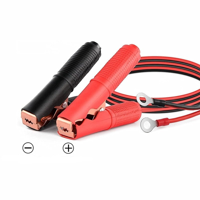 Bilbatterikabel & startkablar för fordon, med isolerade batteriklämmor och flexibel kopparledning. Pålitlig strömförsörjning.