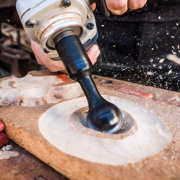 Hållbar volframkarbid fräs, sfärisk design för precision i träsnideri och sliparbete.