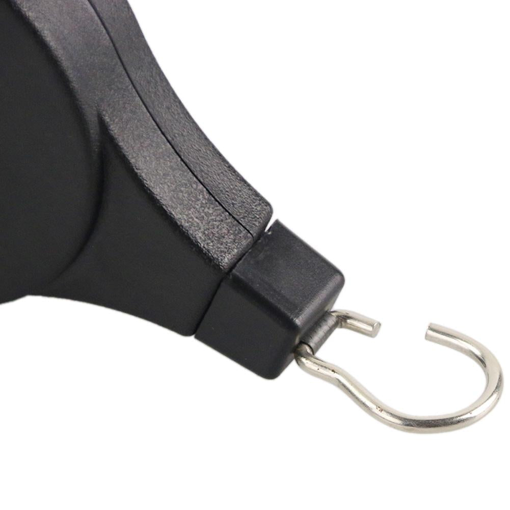 Elegant infällbar växthängare med svart finish. Idealisk för tunga amplar, justerbar.