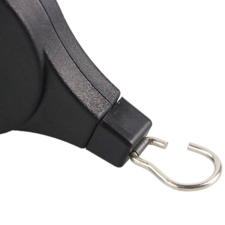 Elegant infällbar växthängare med svart finish. Idealisk för tunga amplar, justerbar.
