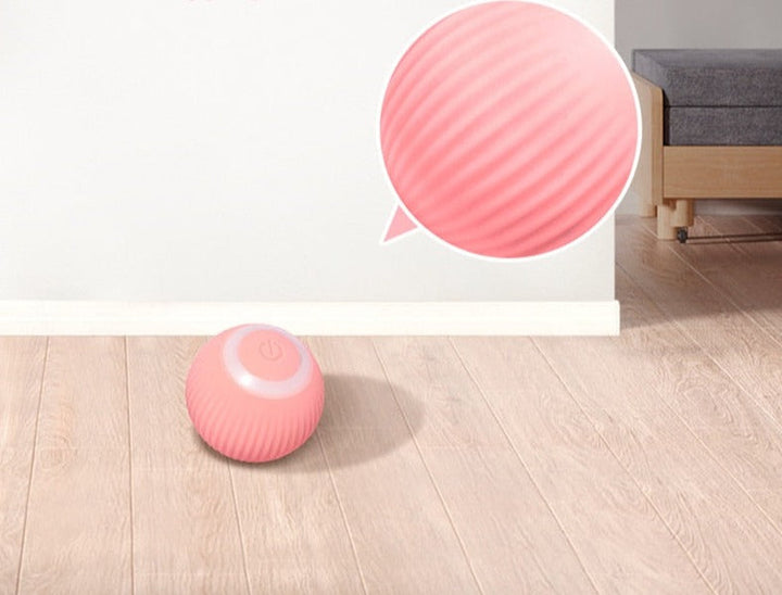 Ge din katt motion och underhållning med smart interaktiv kattboll med LED-ljus.