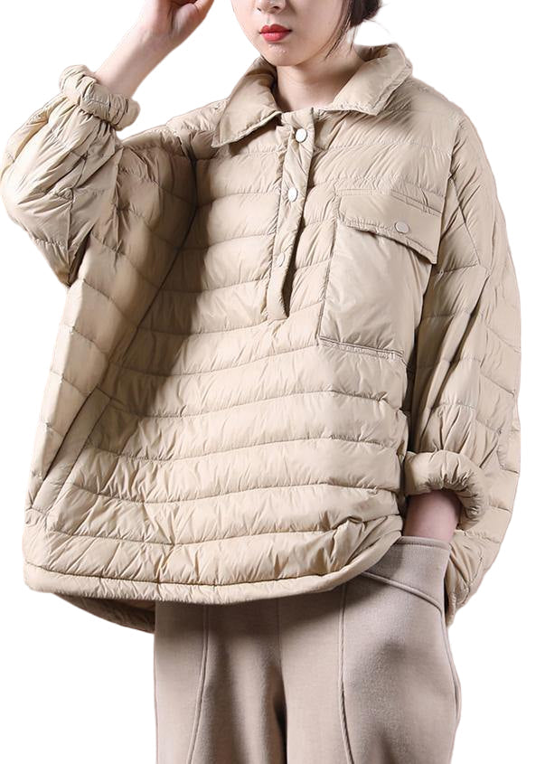 Snygg plus size vinterjacka för kvinnor med kavajfickor. Varm, stilren modejacka, perfekt för kalla dagar.