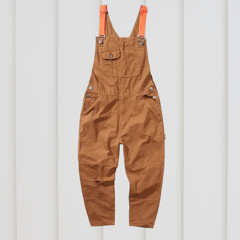 Praktisk latzhose för trädgårdsarbete, unisex, med rymliga fickor och slitstarkt material.
