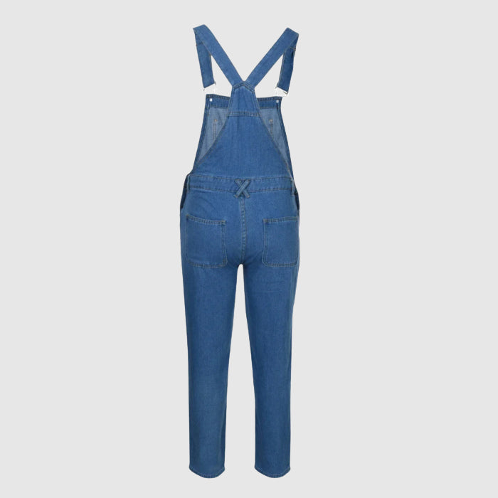 Bekväm och rymlig unisex overall i trendig streetwear-design, idealisk för avslappnad stil.