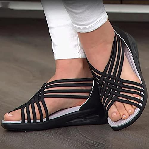 Dammode: Sportiga kilklackssandaler med retrokänsla. Halkfria och bekväma vardagsskor för sommarstil.