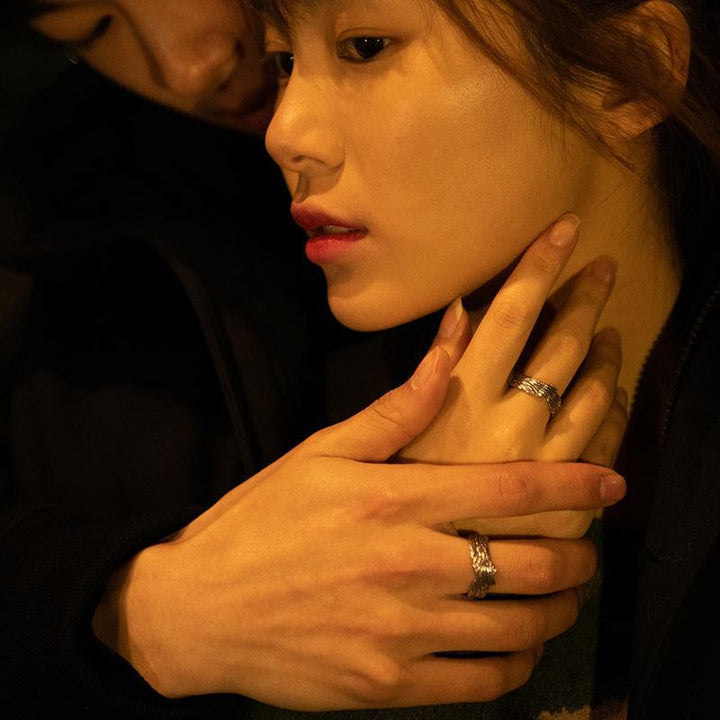 Unik design: Änglavinge ring i sterling silver för kvinnor. En meningsfull present som ger vägledning.
