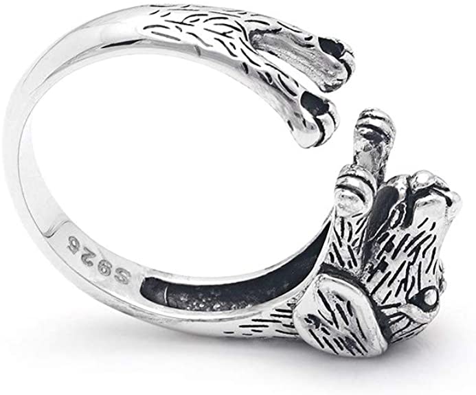 Handgjord sterling silver taxring, bekväm och justerbar för alla fingrar.