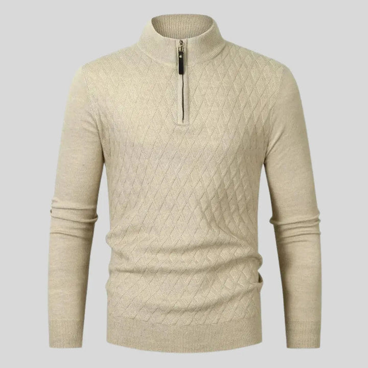 Mångsidig herrtröja i smartcasual stil, perfekt för både kontor och lediga tillfällen.