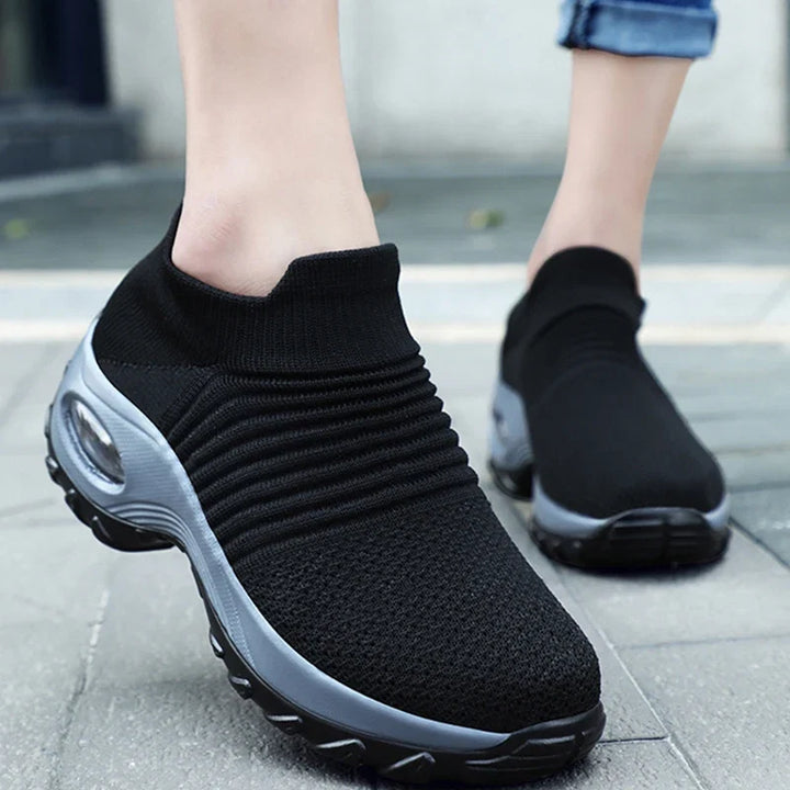 Bekväma plattformssneakers för kvinnor, vardagsskor med stil och support, idealiska för långa dagar.