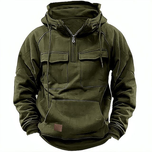 Bekväm vinterhuvtröja för herrar. En varm hoodie i mjukt material, perfekt för höstkläder & vardagsbruk.