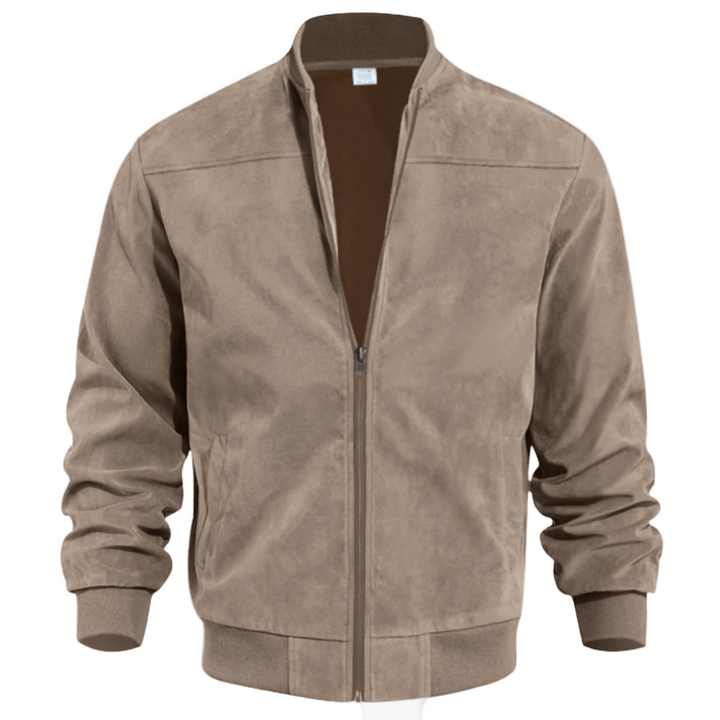 Stilren herrbomberjacka i modern design, perfekt för casual stil.