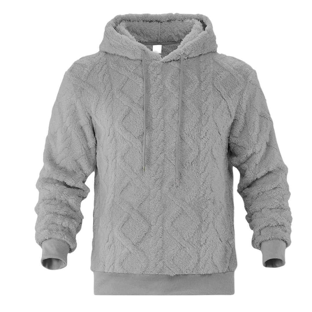 Stilren herrhoodie med lyxig komfort för avslappnad vardagsstil. Perfekt höst- och vintermode.