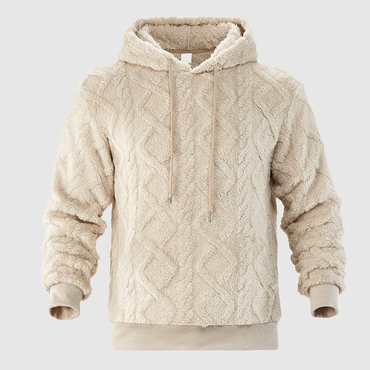 Värmande herrhoodie med mjuk känsla, idealisk för kallare dagar. Ett bekvämt vardagsplagg i herrmode.