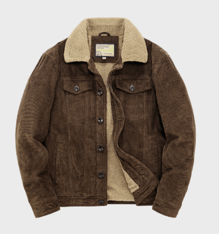 Herrjacka i stilren design, perfekt för herrmode. Ger varm komfort under kalla höst- och vinterdagar.