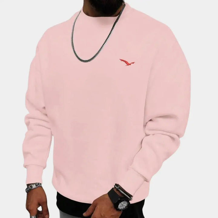 Herrtröja i mjukt material. Stilren komfort för herrmode. Perfekt för vardag och aktiva stunder.