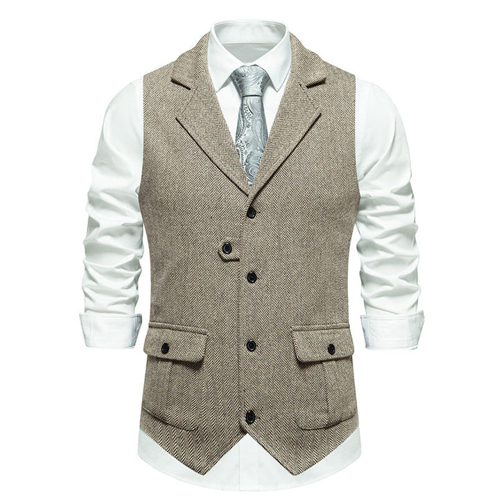 Herrväst som lyfter din stil, mångsidig för både smart casual och formella tillfällen. Elegant mode för män.