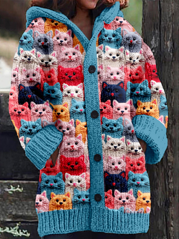 Bekväm, öppen cardigan för kvinnor. Mångsidig långärmad kofta, idealisk för vår, höst & mode.