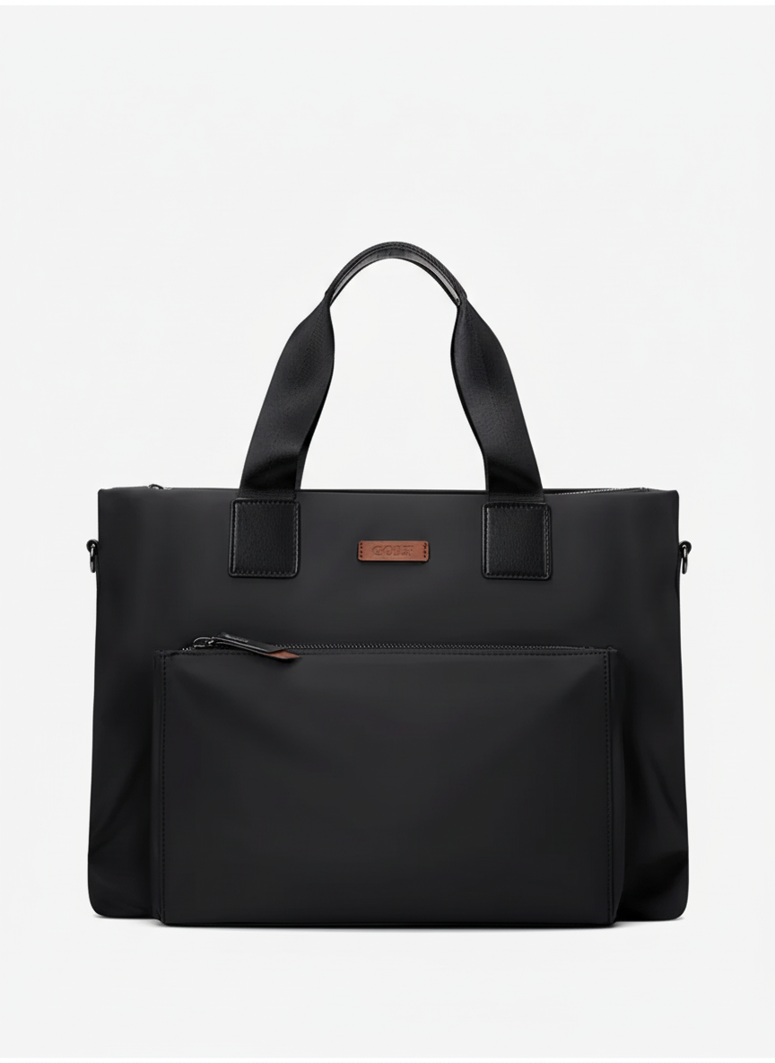 BizJack axelremsväska/handtagsväska, perfekt för laptop & organisation. En stilren datorväska för jobb & resa.