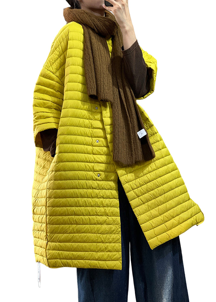 Stilren plus size dam-parkas med lös passform, perfekt för höst och vinter. Bekväm bomullsblandning.