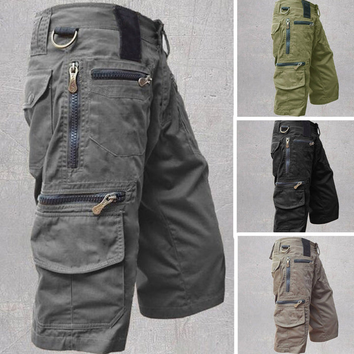 Vattenavvisande sommarshorts för herr, idealiska för utomhusaktiviteter och fritid. Snabbtorkande material.
