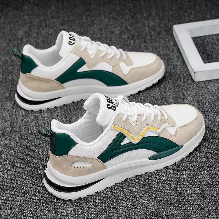 Bekväma herr sneakers med modern design, idealiska vardagsskor och fritidsskor för höst och vår.