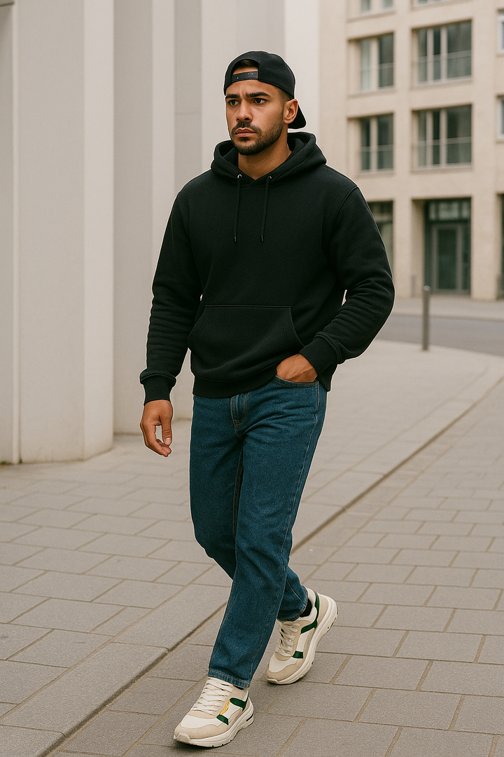 Mångsidiga herr sneakers för en smart casual stil, perfekta vardagsskor med moderna mockadetaljer.