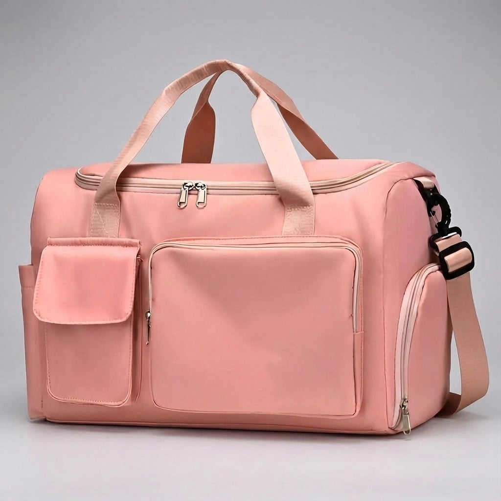 Elegant unisex weekendväska med separat skofack. Smart handbagage för organiserade kortresor.